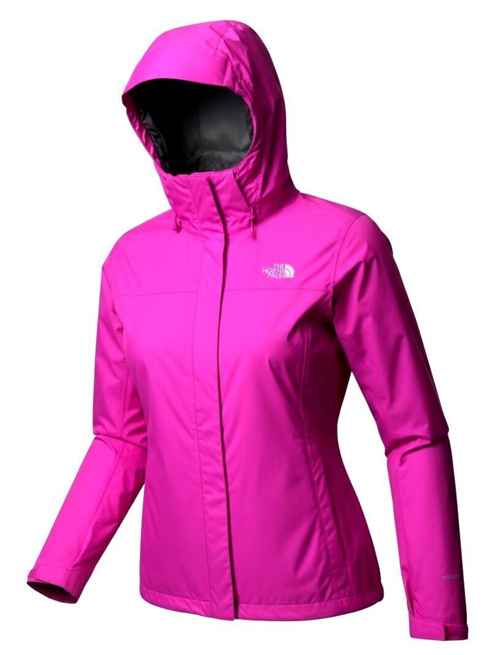 THE NORTH FACE Womens (M) Pink Zip-Up HyVent Resolve Casual/Rain Jacket w/Hood